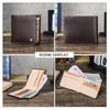 CONTACT'S Genuine Leather Vintage Short  Men Wallet Card Holder RFID Small Male Coin Purse Wallets