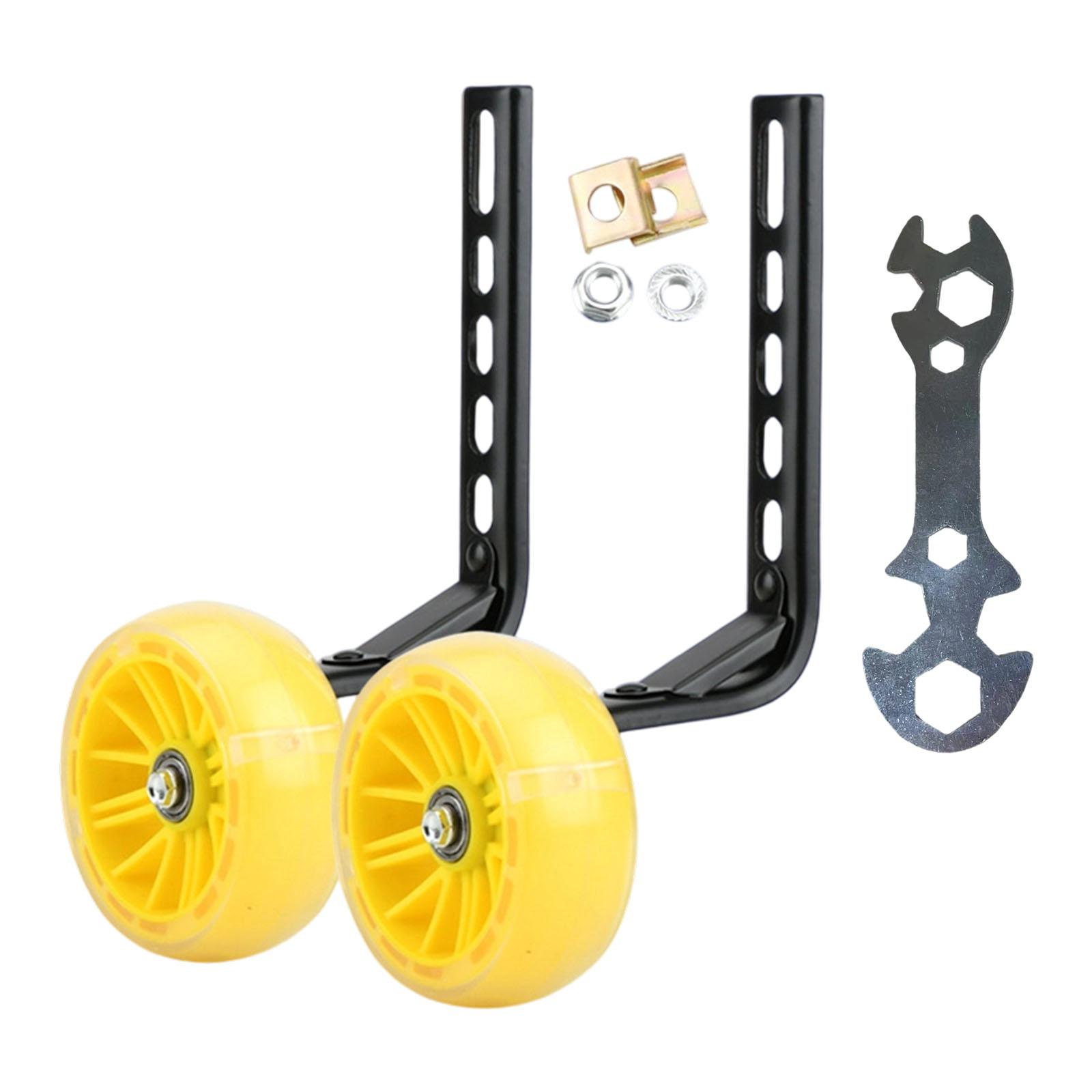 Childrens Bike Stabilizers Wheel Quickly Install Stabilizing Wheel Kids Bike Balance Training Kids Bike Accessory жёлтый