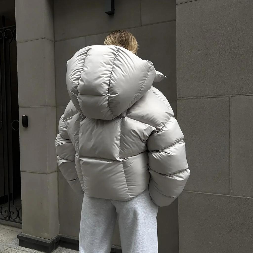 Winter Warm Cotton Puffer Jackets Women's Loose Parkas Coat Vintage Bread Jacket Outwear Office Ladies Quilted Jacket