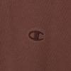 Long One Point Logo Relaxed Drop French Terry Crew Neck Dark Brown [Champion] Sweatshirt, Sleeve, Embroidery, Fit, Shoulder, Sweatshirt, C8-A023Z