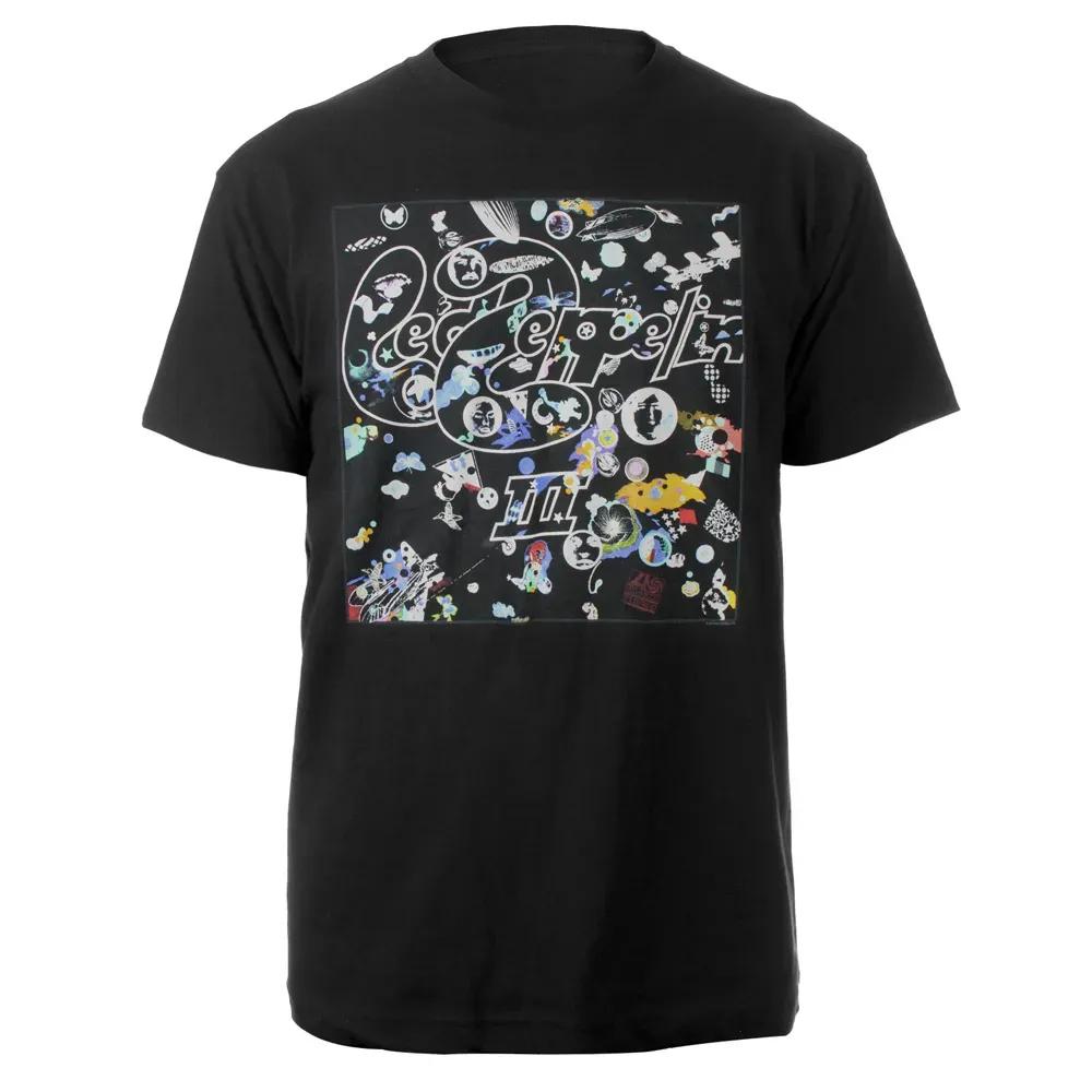 Rock Band Led Zeppelin T-Shirt Herren und Damen Sommer Gothic Y2K Kleidung Mode Retro Rundhals Kurzarm Top Streetwear