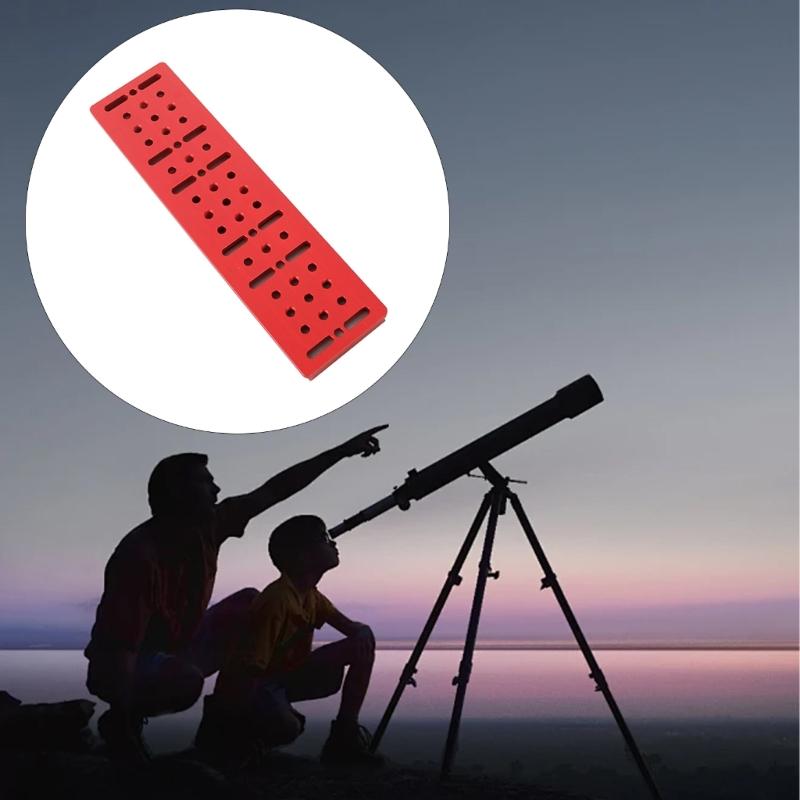 Multiple Use Dovetail Plate Board Solid Metal Widely Narrow Orbit Star Guide For Enthusiasts Professional Holder