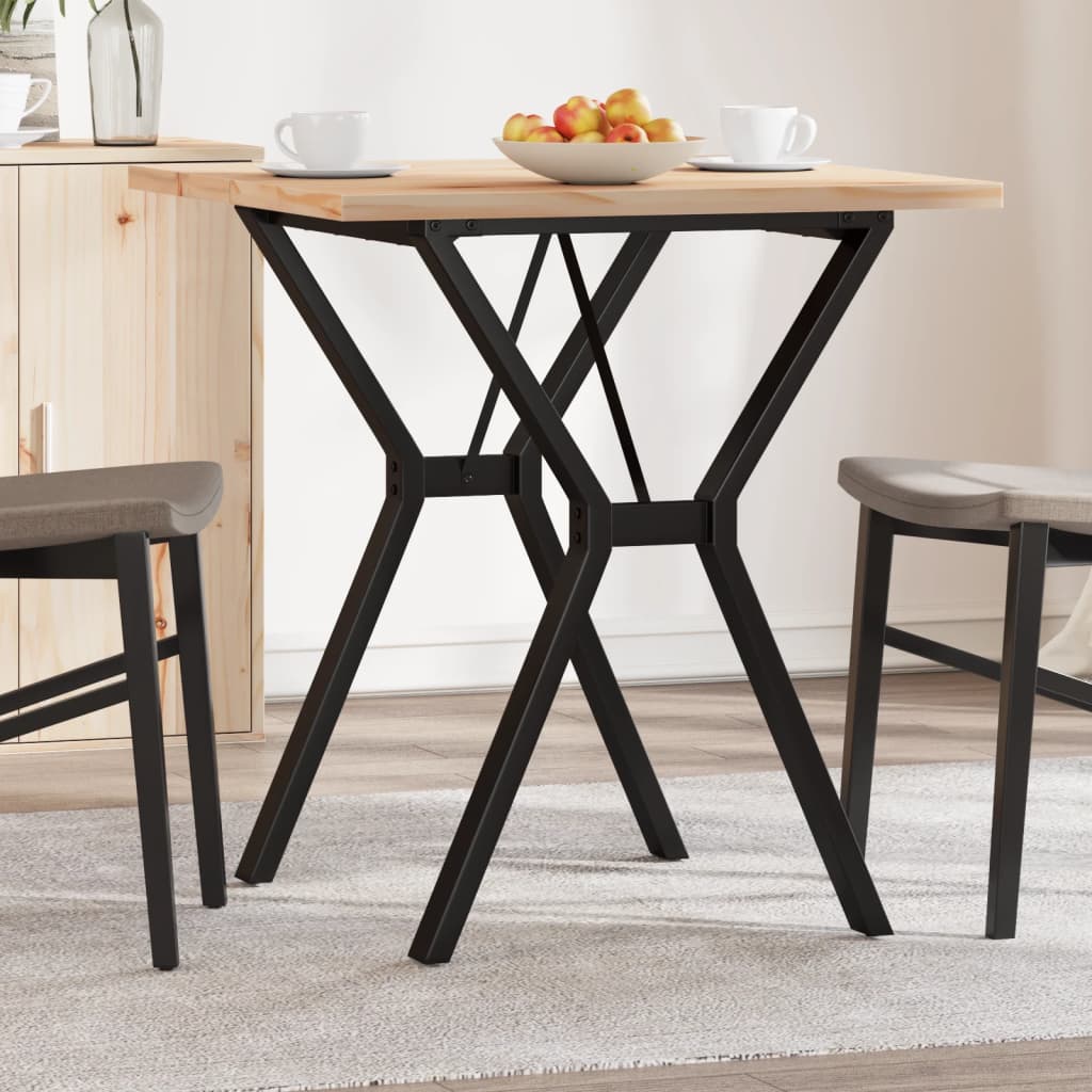 Vidaxl Dining Table with Y-Shaped Legs, 70X70X75.5 Cm
