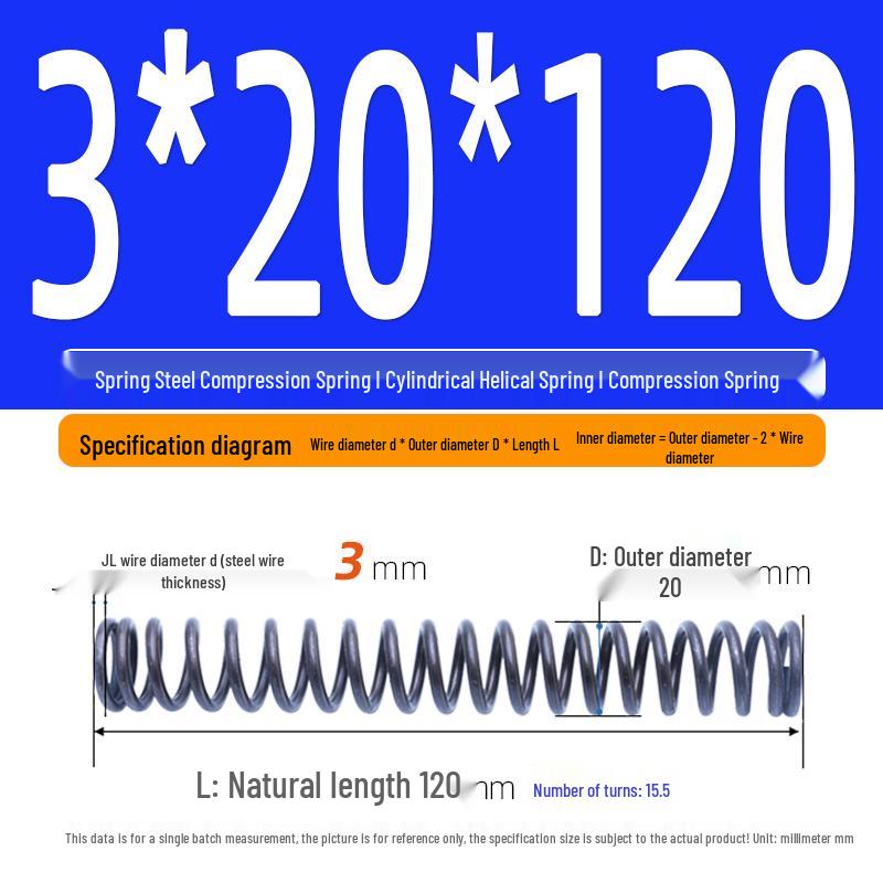 Compression Spring Y-Type Shock Absorbing Coil 3*16/17/18/19/20