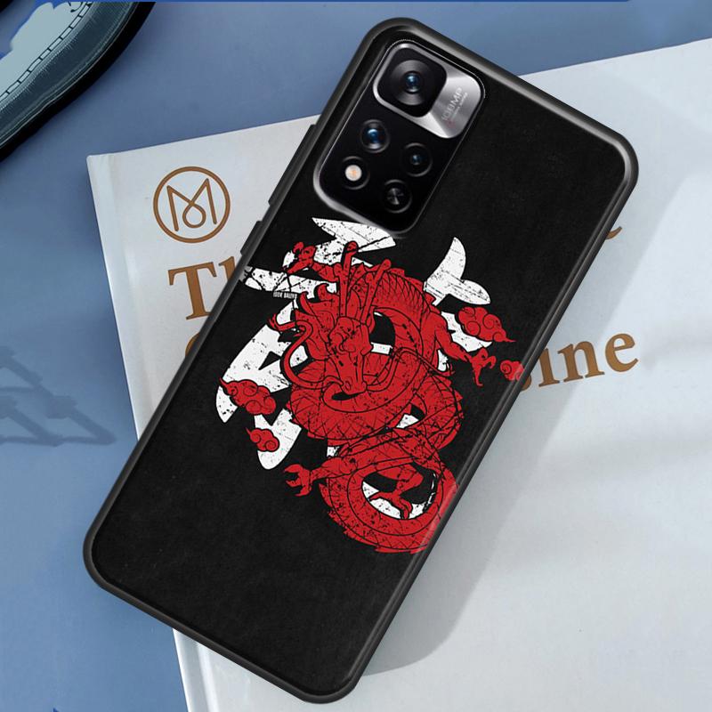 Chinese Dragon Case For Xiaomi Redmi Note 14 13 11 9 10 12 Pro 9S 10S 11S 12S Redmi 10C 12C 13C 14C Cover