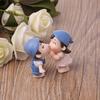 1Pair Miniature Lover Figures Bonsai Succulent Garden Smiling Couple Ornaments