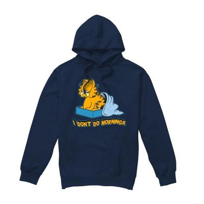 Garfield Mens I DonÂ´t Do Mornings Hoodie