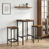 Bar Stools 2 pcs. Reclaimed Wood 40 x 32 x 74 cm Engineered Wood