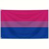 1pc Multi Size Optional Two-Color Pride Flag - Vivid Pink, Blue And Red with Durable Polyester Top, Canvas Top, Double Stitching On The Edges, Fade Re