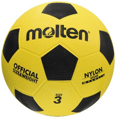 Molten Tortoiseshell Rubber Soccer 3 and F3Y No. (Yellow Black)