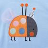Girls Long Sleeve Round Neck Color Block Cartoon Print Pullover Sweatshirt