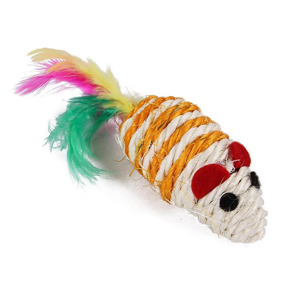 20Pcs/Set Cat Mouse Crinkle Balls Toys Set Interactive Cat Toys Catnip Teaser Wand Fluffy Mice Balls