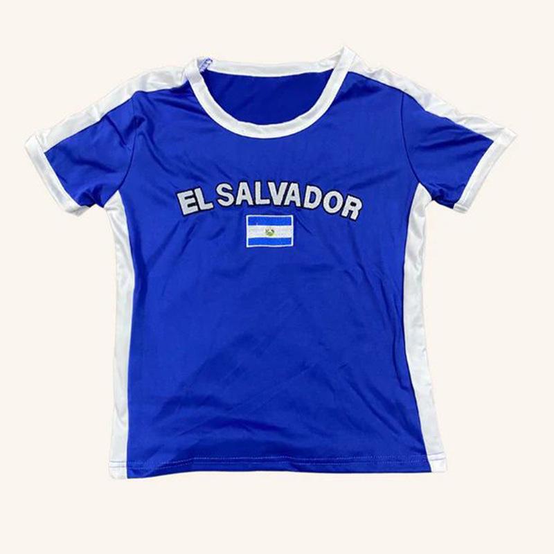 Damski crop top slim fit w stylu Y2K - Streetwear w stylu europejskim i amerykańskim
