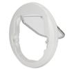 Twoway In Out Pet Dog Cat Flap Magnet Door Round Plastic Doorway Supply White Color