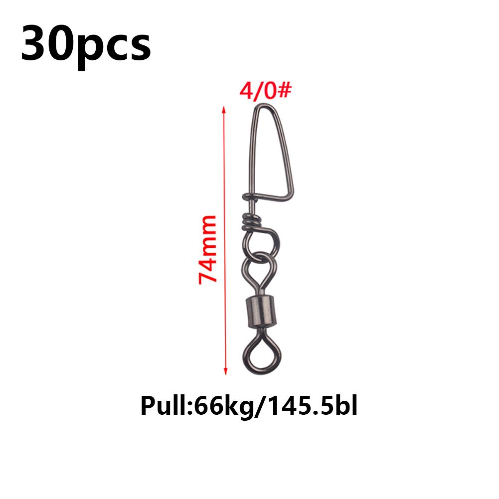 Fishing Swivels Ball Bearing 30 Pack Snap Coastlock