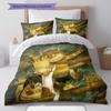 Where the Wild Things Are Pattern Bedding,Quilt Set Quilt Cover Pillowcase Home Birthday Gift(1 * Duvet Cover + 2 * Pillowcase, Without Core)