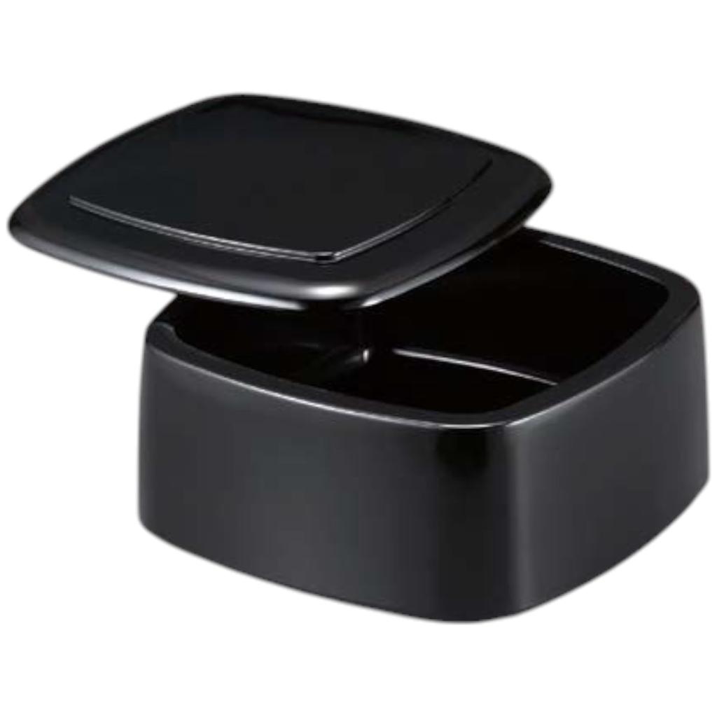 Premium Nigiri Sushi Shami Do Made In Japan J-kitchens Plate, Chirashi, Black,