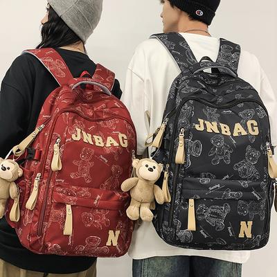 Schoolbags Children Elementary School Students Girls Junior High School Students High School Boy College Students Letter Backpack