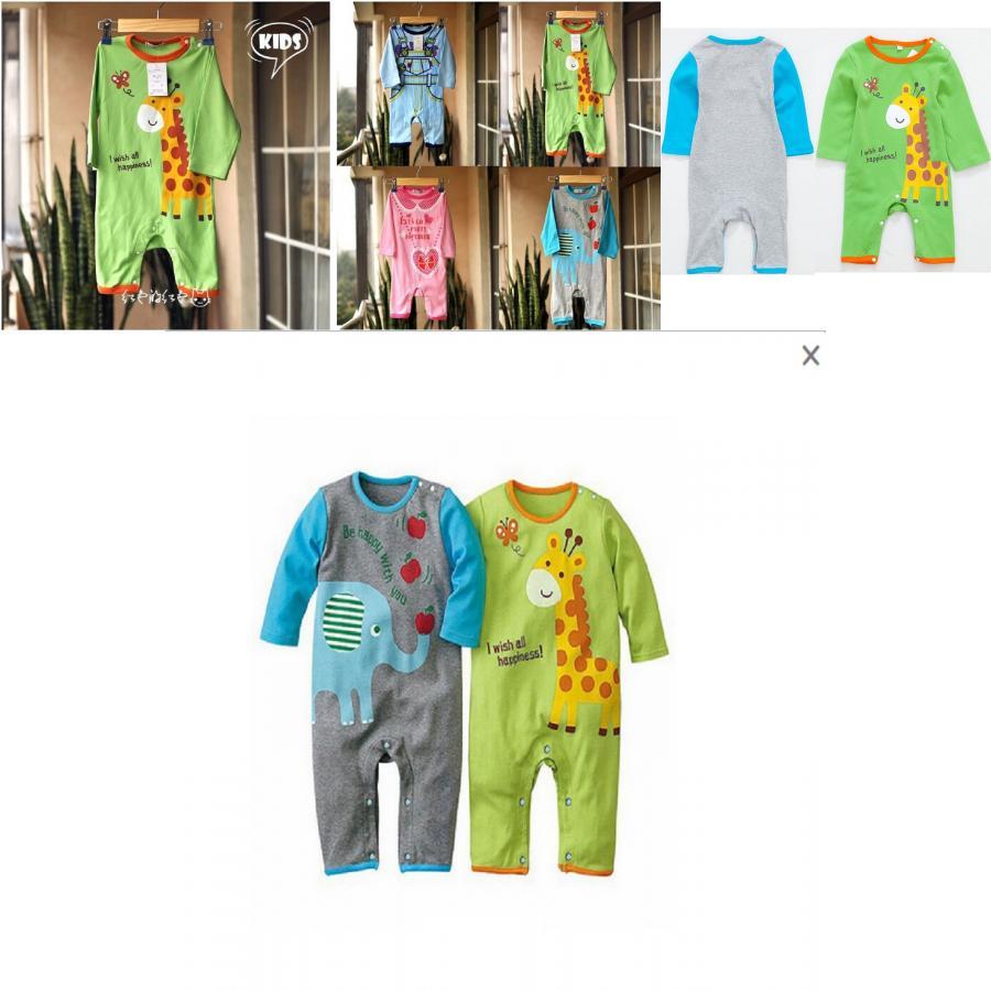 Adorable 2018 Infant Baby Girl Boys Cartoon Romper Jumpsuit Bodysuit Outfit 0-18m