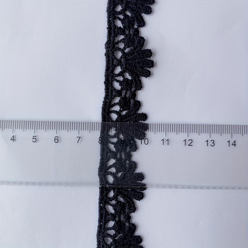 118,11 Zoll/9,84 Fuß pro Tasche, schwarz-weißer Spitzenbesatz, Kleidungsstoff, Nähzubehör, Tausendfüßler-Bänder, handgefertigt, DIY-Handwerk, Vorhang, Tasche, Schuhdekoration