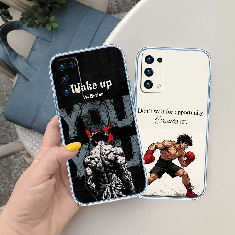 UP34 Hajime no Ippo Transparent Phone Case for Samsung Galaxy A04 A04S A14 A23 A34 A54 M23 M33 M52 M53