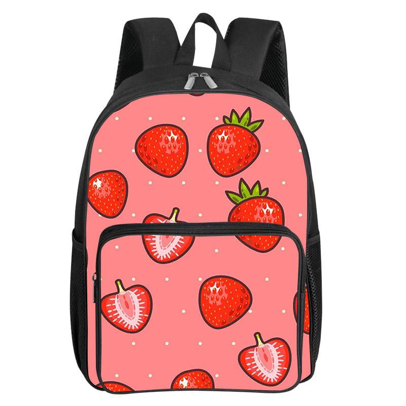 Tape Print Square Front Pocket Everyday Backpack For Male Plus Girls Best Gifts 2D Flat Comic School Tote For Youth
