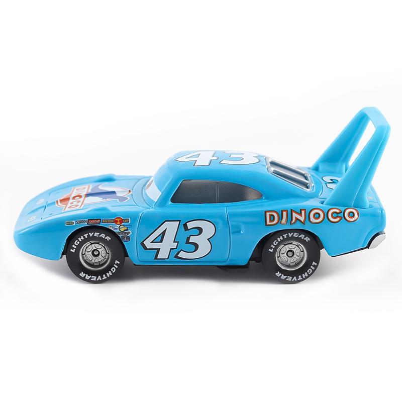 Bilar 3 2 Pixar Bilar Leksak Blixten McQueen Kung av Bil Nej. 43 Samlarbil 1:55 Diecast Metall Barnens Julklappar Leksaker