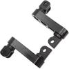 Generic Motorcycle Foot Pegs Bracket, Adjustable Highway Foot Pegs Extension Brackets, Passenger Highway FootPegs Male Mount Foot Peg Clamp Support