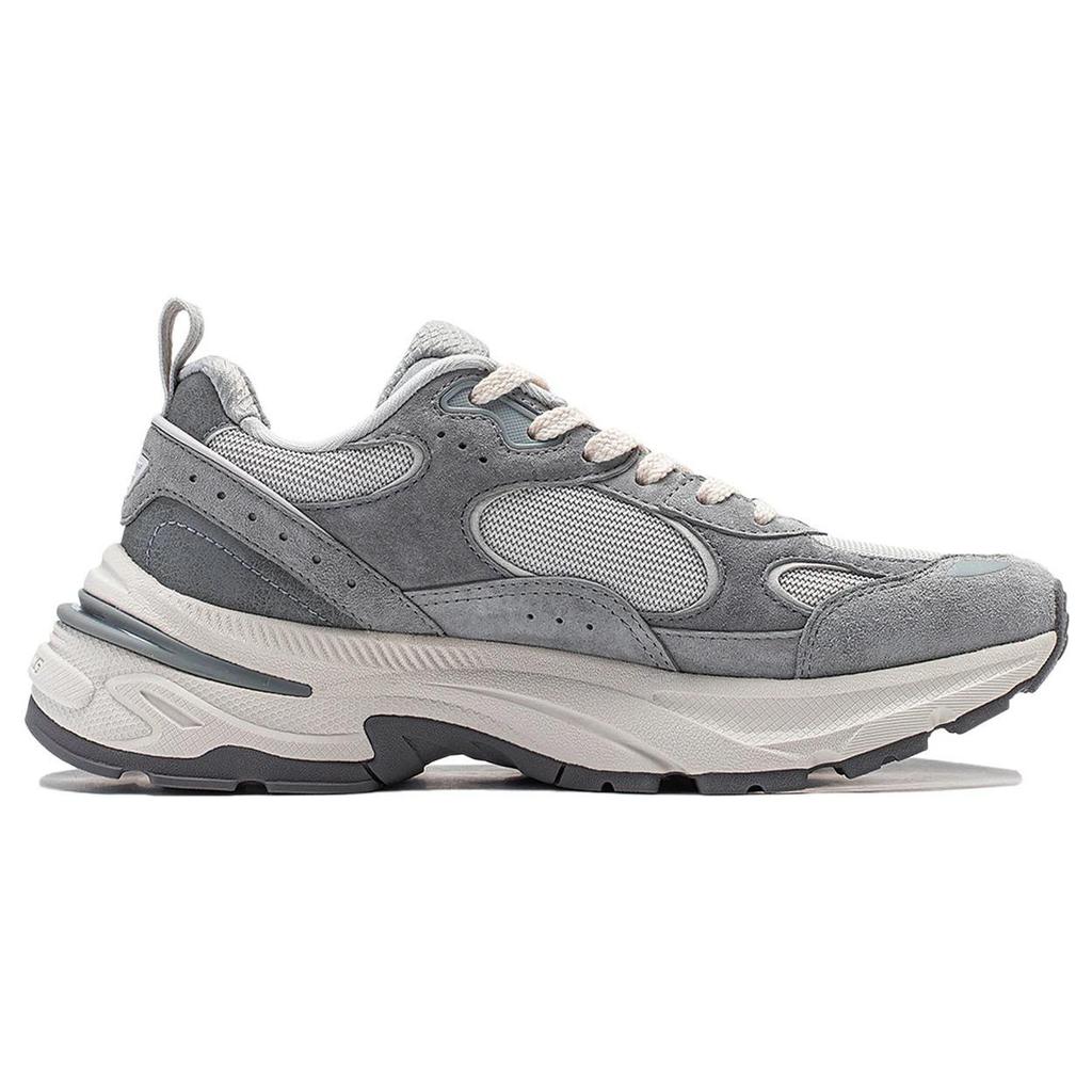 Li Ning Beicheng Cushioning Slip Resistant Abrasion Resistant Support Low Top Casual Shoes Women's Gray AGCT426-2