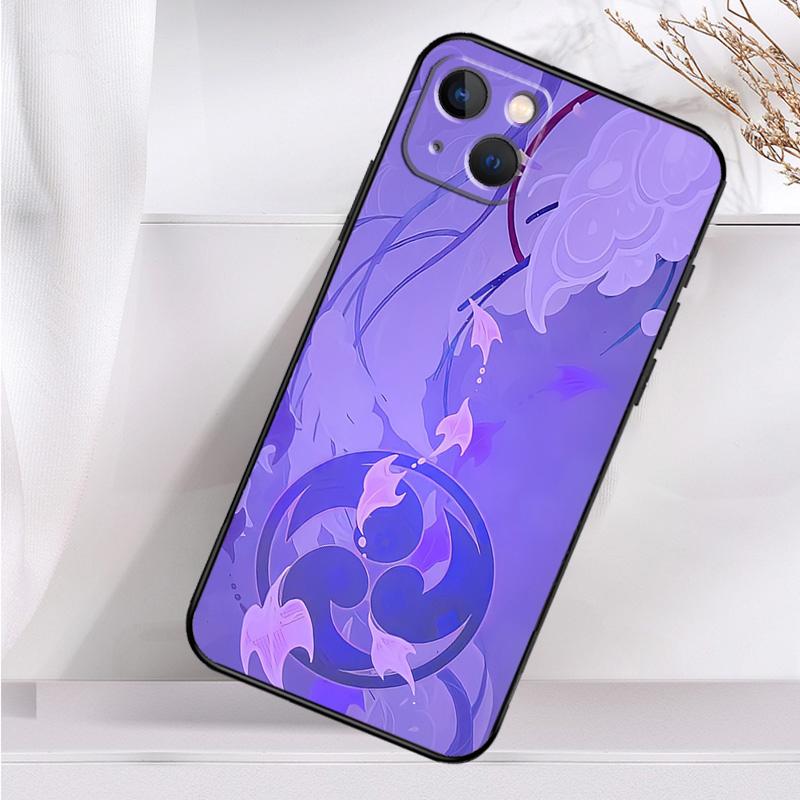Genshin Impact Raiden Shogun Shockproof Case For iPhone 17 15 16 Pro Max 11 14 Plus 12 13 Mini 16e 17 Air Phone Cover