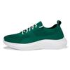 Fashion Green Unisex Breathable Casual Flying Woven Lightweight Sport Sneakers Slip-on Non-Slip Jogging Shoes for Couples Women Men