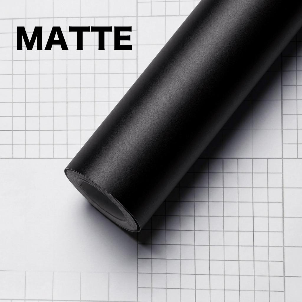 1-6m Carbon Fiber Car Body Vinyl Wrap Matte Accessories Glossy Black Sticker 3D 4D 5D 6D Auto Foil Cover Decoration Film
