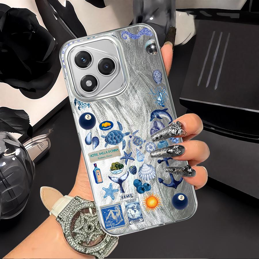 Marine Organisms Phone Case for Honor X7b X8a X9c X8c X8b 200 Pro X9a X9b 200 400 Lite Soft Cover