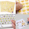 10 ks Posielame náhodne Krásne 48 Vyrezaných Emoji Tvárové nálepky Úsmev Výraz Tvár Nálepka na telefón Laptop Dekorácia
