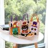 Kids Ornament With Handle Trick Or Treat Gift Pouch Halloween Decoration Candy Bag Tote Bag
