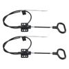D Handle Recliner Release Cable Replacement 2Pack For Sofa Chair 41 Inch Length Quick Fix And Easy Installation