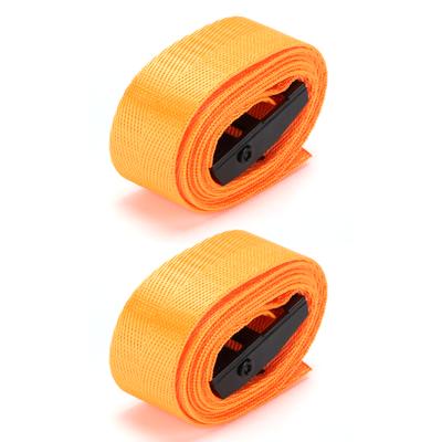 2 ks Popruhy pro upevnění nákladu Oranžové 25 mm Odolné Upevňovací popruhy s přezkami ze zinkové slitiny3