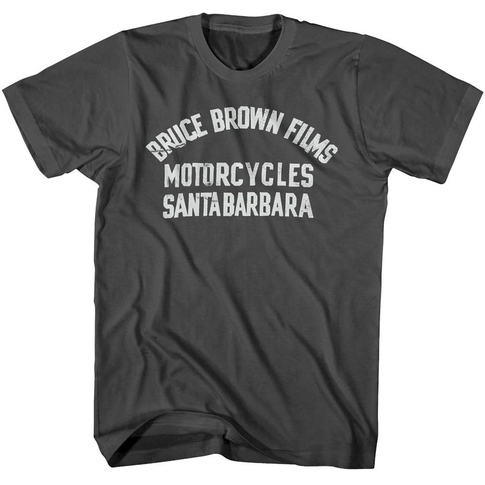 Bruce Brown Films Motorcycles Santa Barbara Men T Shirt M