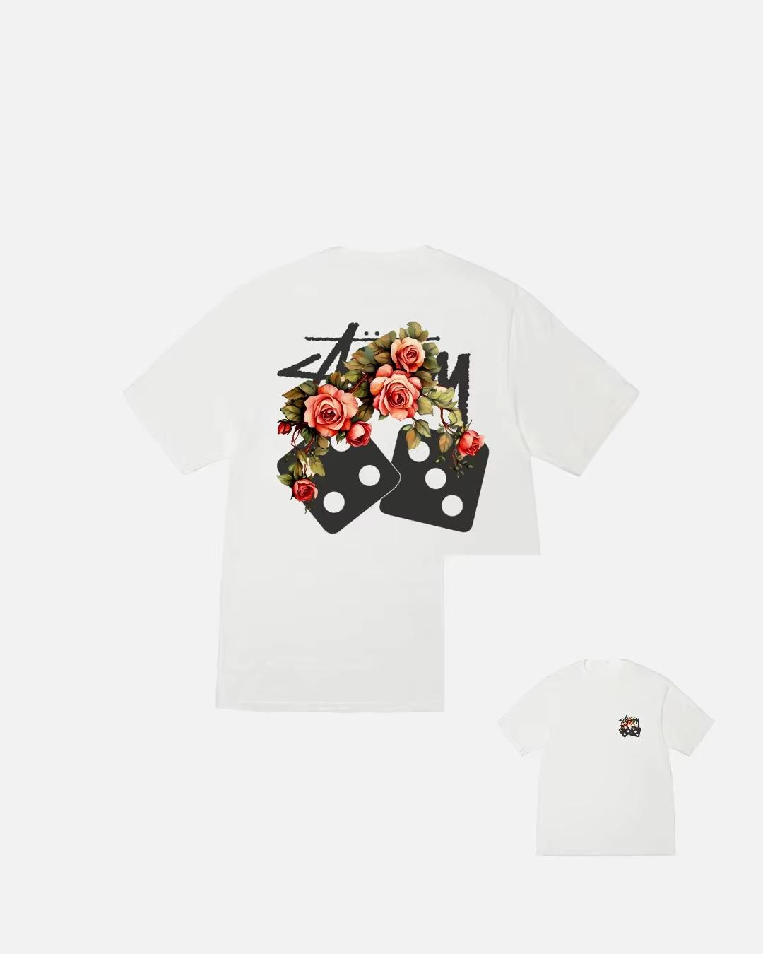 

Men s Pure Cotton Fashion Brand Plankton STU T-shirt American Trend Printed Men s Summer Round Neck Loose Short Sleeve Clothes M