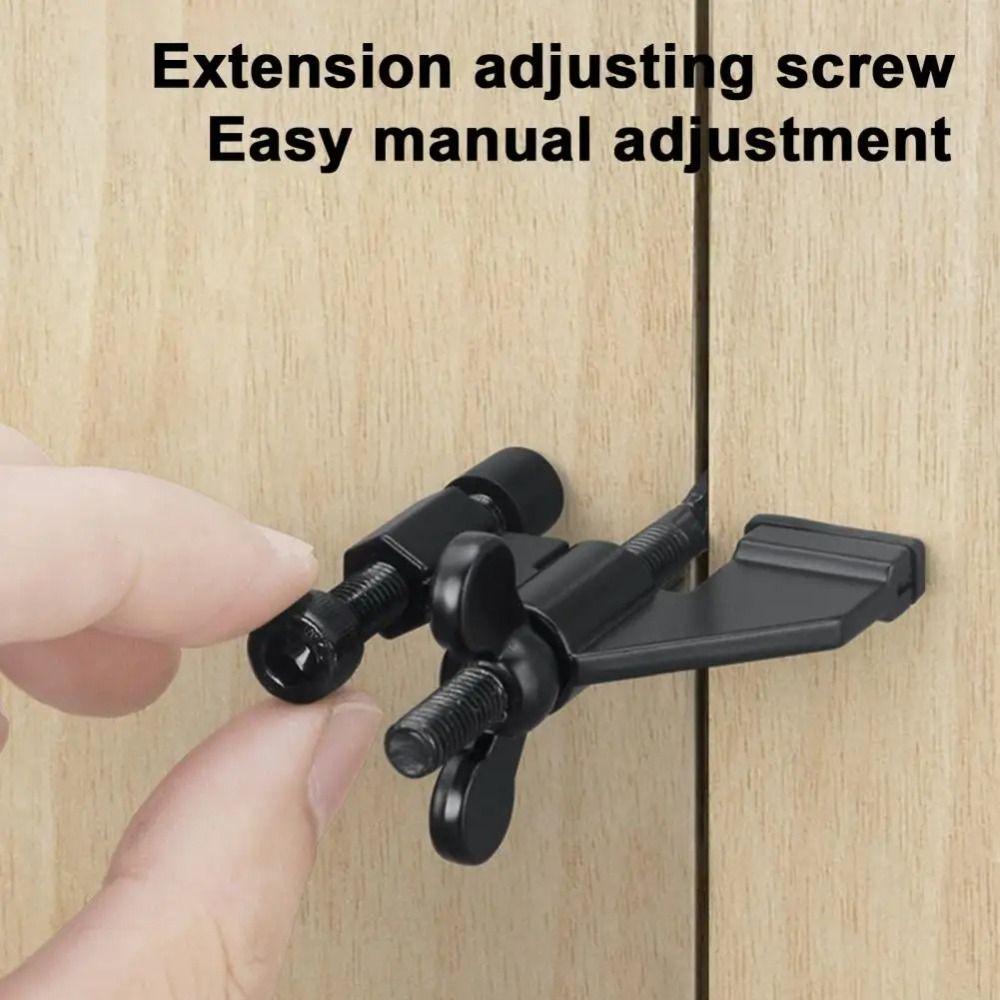 Childproof Door Stopper Portable Security Door Locker Waterproof Lock Buckle  Live Alone