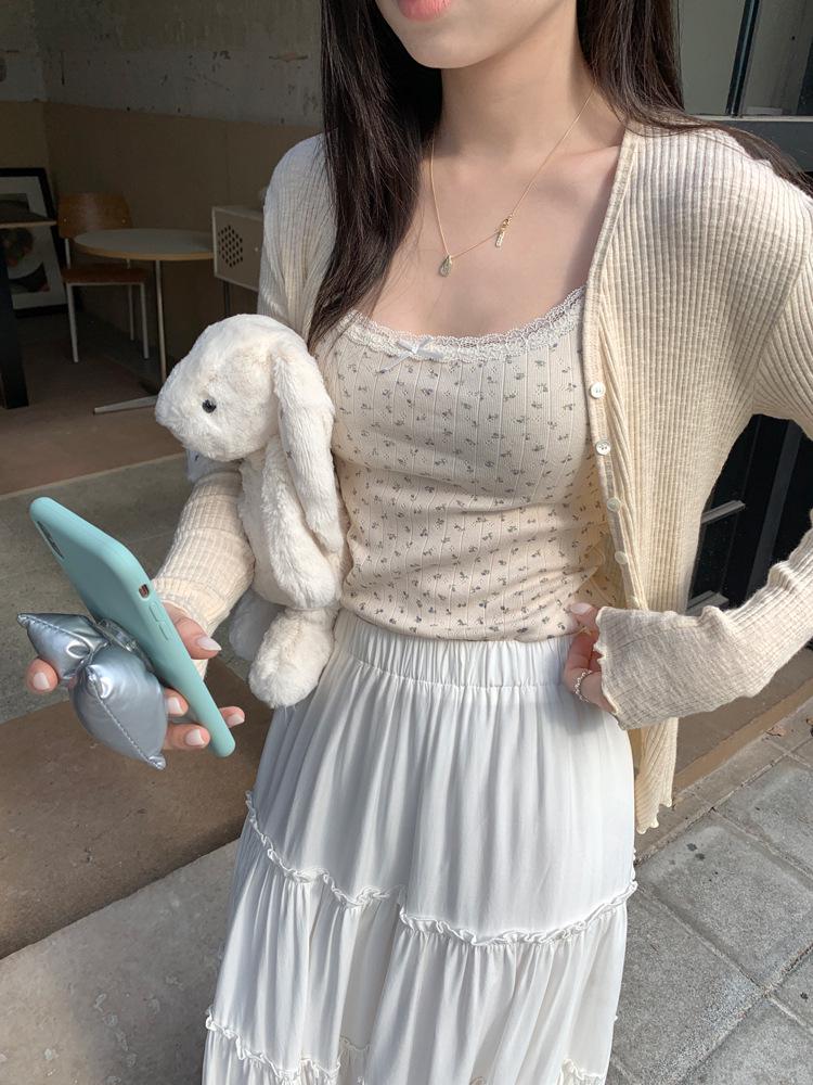 Rayon Jacquard Slimming Camisole Vest - 2024 Summer Collection for Women