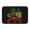 Löwe von Juda Rasta Jamaikanischer Reggae Fußmatte Matte Anti-Rutsch Rastafarian Kunst Badezimmer Küche Garten Teppich Teppich