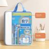 Hand-held Transparent Document Bag Double Handed Subject Classification Bag  School Organization