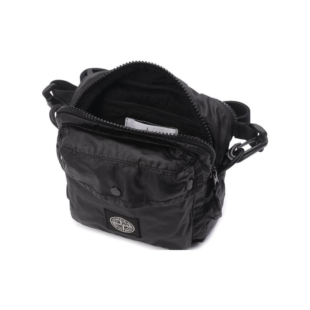 New STONE ISLAND Cotton Small Square Bag Shoulder Bag Crossbody Bag Regular Men's Black 751590270-V0029