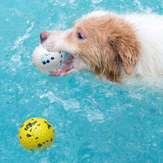 Yousheng Dog Ball Toy High Elastic Bite Resistant Anxiety Relief with Unique 3D Protrusions for Aggressive Chewers Interactive Pet Supplies