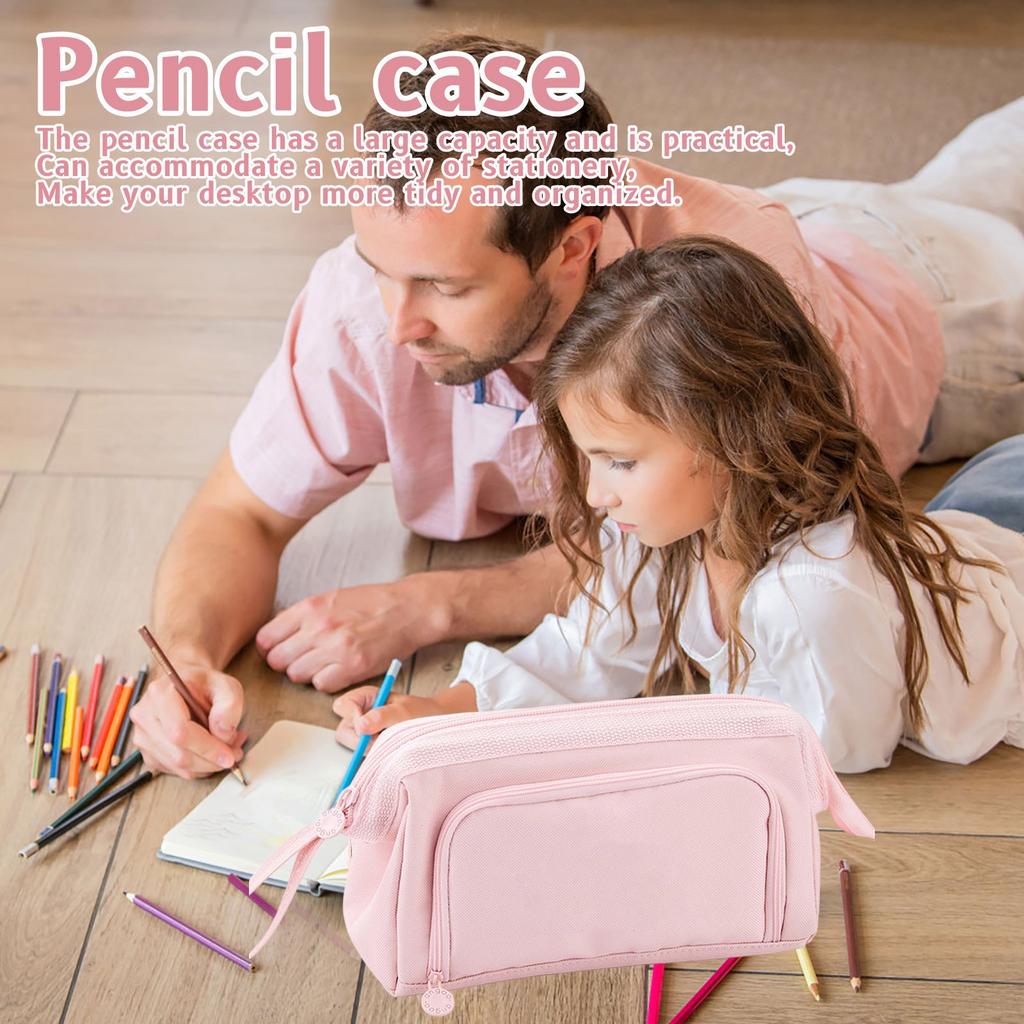 Korean Version Of The Boat-shaped Large-capacity Multi-layer Oxford Pencil Case Multi-functional Portable Pencil Case Student Storage Pencil Bag