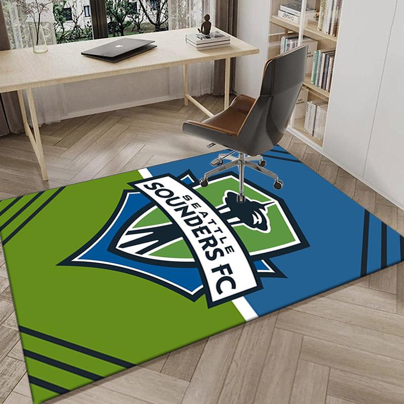 Fc Crest Design Printed Area Rug for Office, Chair Rug, Decorative Carpet Floor Mat, Large Size Fan gifts Christmas gifts
