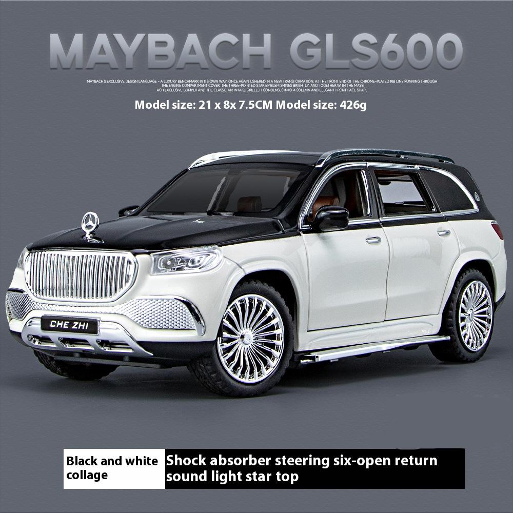 

1:24 Mercedes Benz Maybach GLS600 Легкосплавный Внедорожник Металлическая Литая Модель Коллекция Игрушек для Хобби Декоративные Красивые Украшения Детская Игрушка белый
