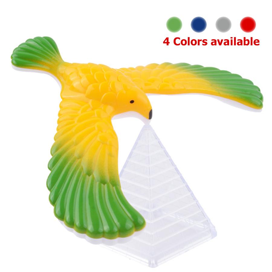 2/4pcs Balancing Eagle with Pyramid Stands Finger Balance Bird Creative Desktop Decorative Ornaments Novelty Trick Party Gifts