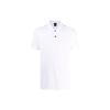 HUGO BOSS Polo Shirts Men's White Polo Collar Moderate Straight Fit 50468576-100